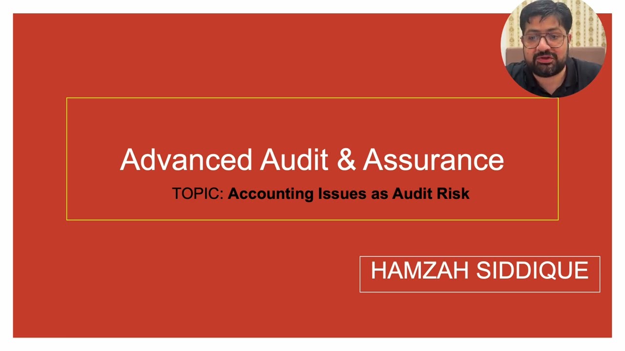 ACCA AAA - Audit Risk/ ROMM - How to draft answer in exams -detailed explanation by Hamzah Siddique