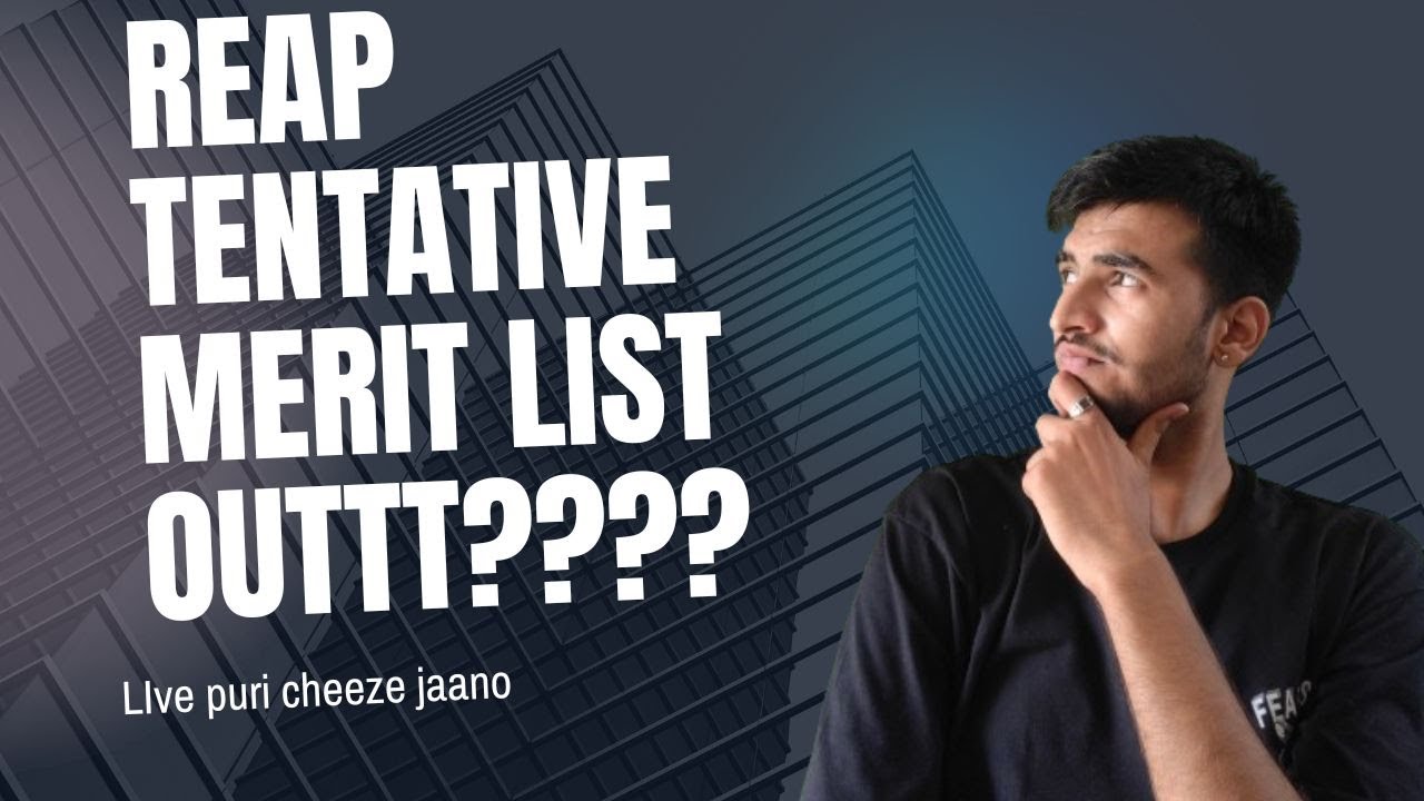 reap tentative merit list out  || regarding reap 2024 #reap #reapcounselling #motivation #education