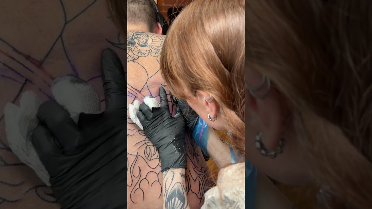 satisfying tattoo video