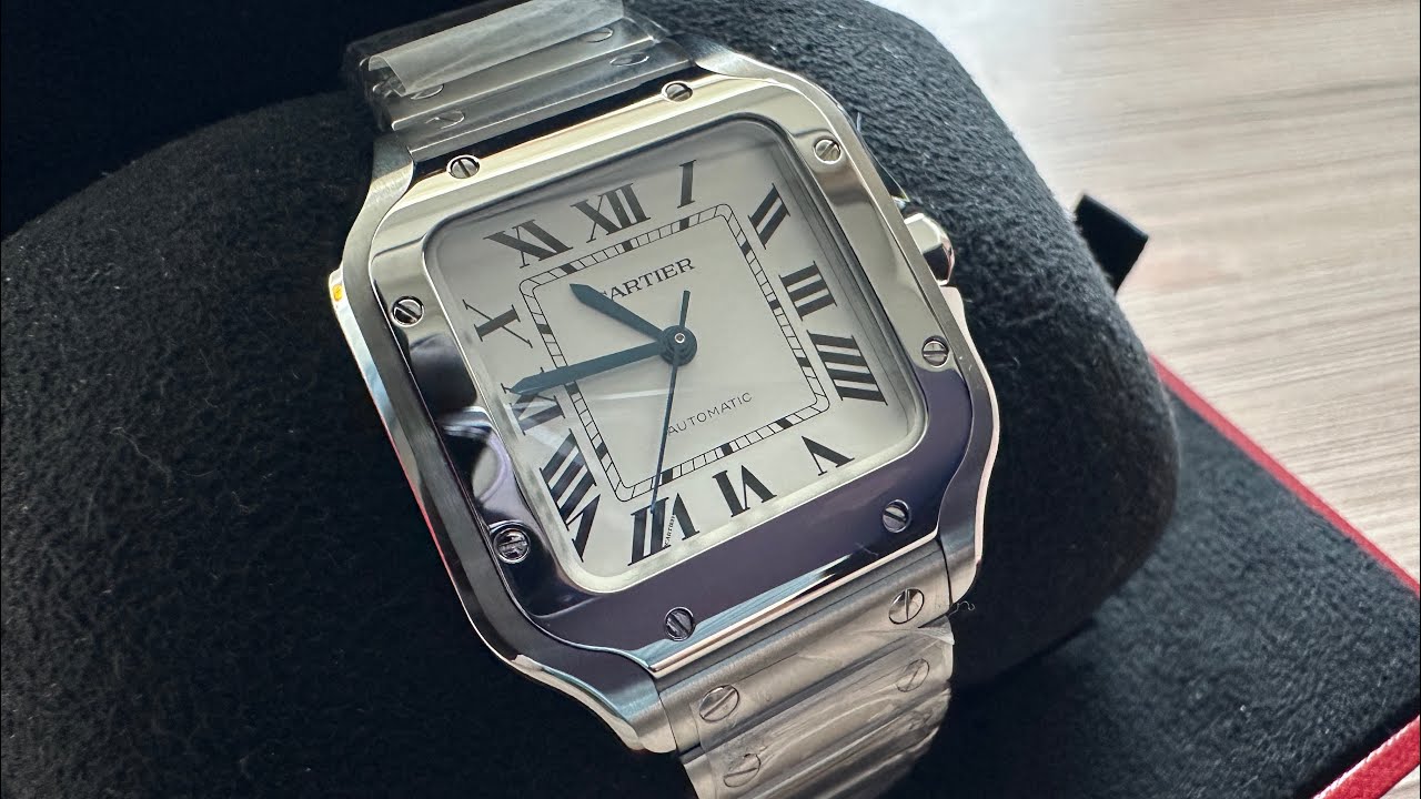 Когда душа требует люкса. Распаковка и обзор Cartier Santos medium