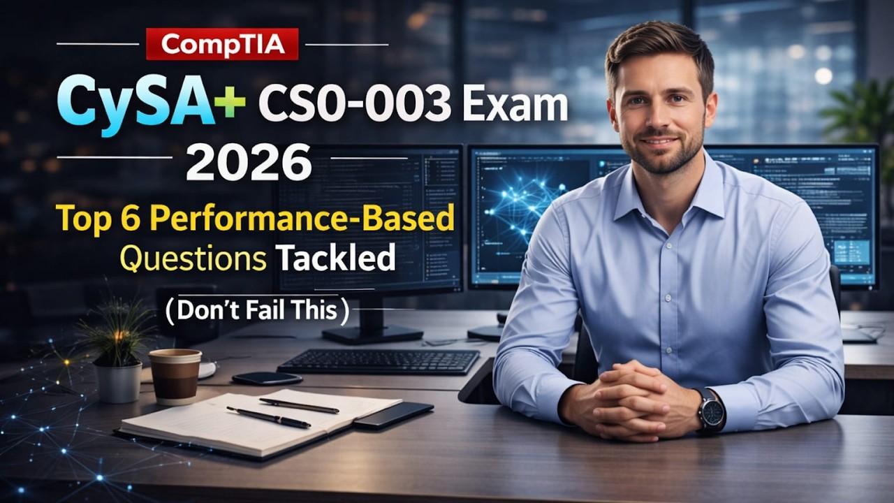 CompTIA CySA+ CS0 003 Performance Based Questions PBQs Practice Explained