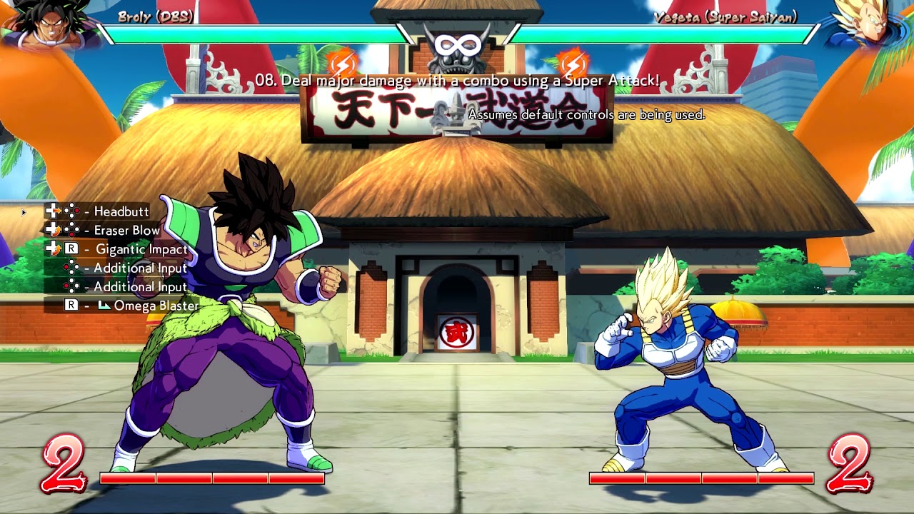 DBS Broly Combo Challenge | Dragon Ball FighterZ