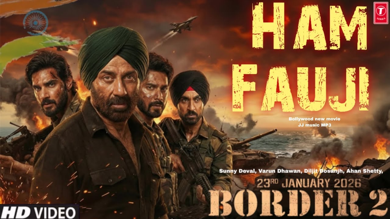 BORDER 2 | Ham Fauji |(Official Video)Desh Bhakti New song 2026  Bollywood movie Border 2 