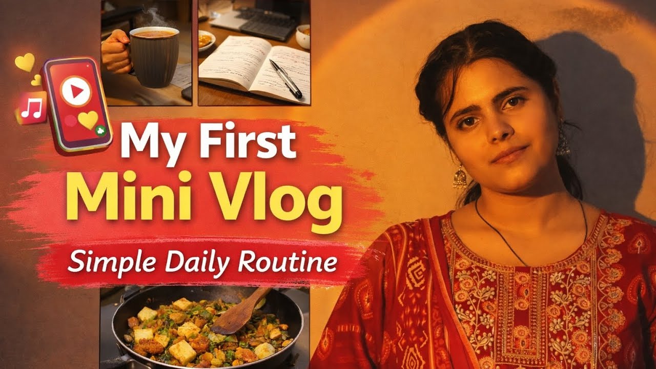 My First Mini Vlog | Simple Daily Routine #vlog #routinevlog #yt #video #edit #dailylife 