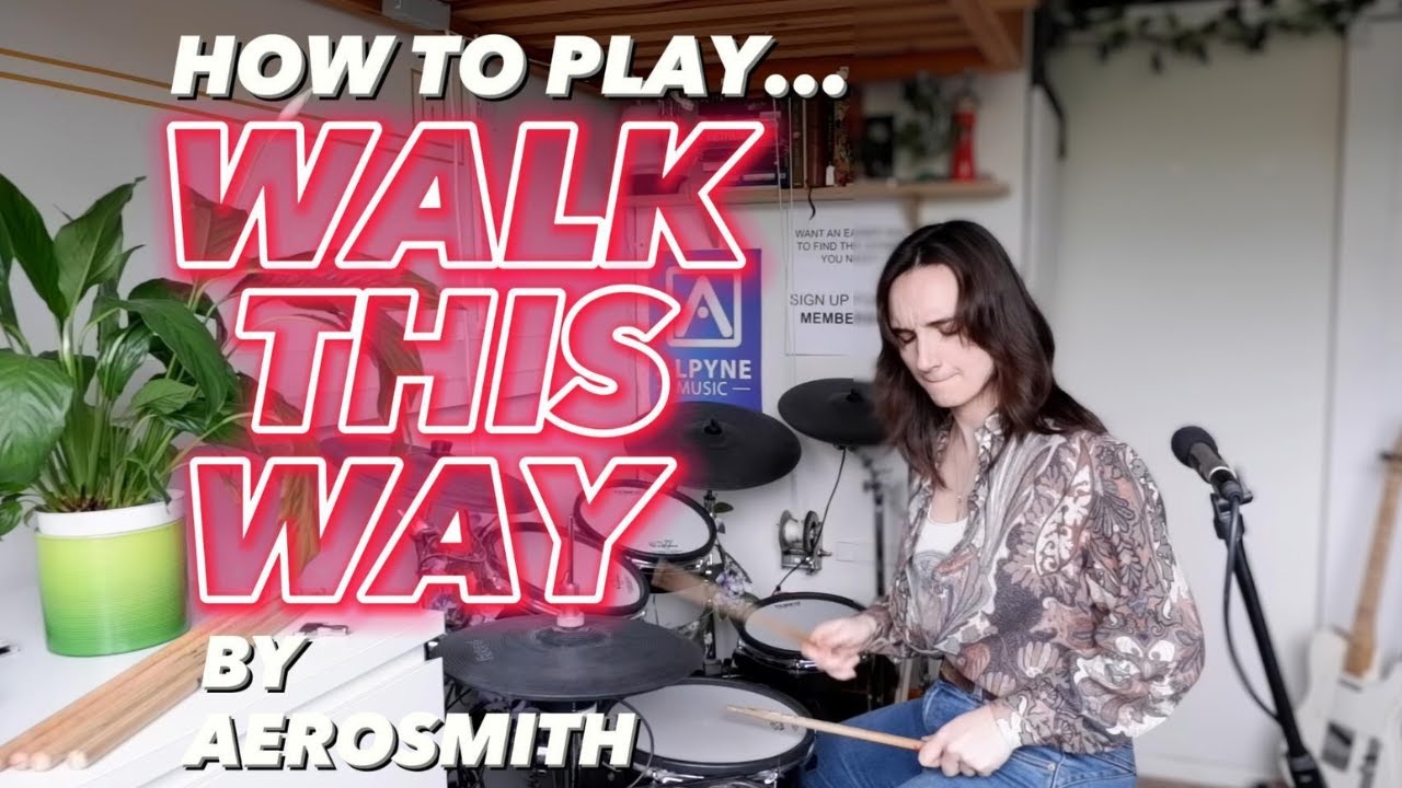 How To Play Walk This Way on Drums