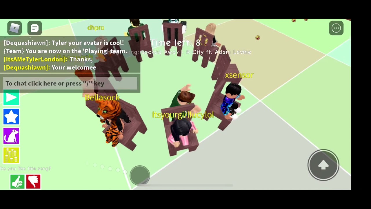 Musical Chairs Gameplay with Dequashiawn A.K.A. ryley!