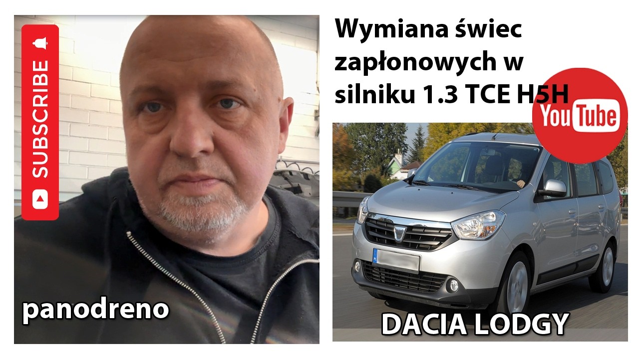 Dacia Lodgy - wymiana świec zapłonowych Dacia Lodgy silnik 1 3 TCE H5H