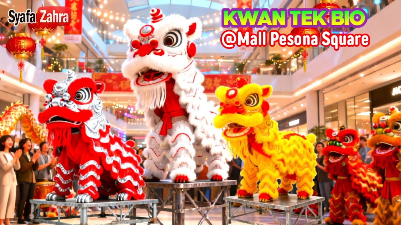 Imlek 2026, Atraksi Barongsai Lion Dance @ Pesona Square