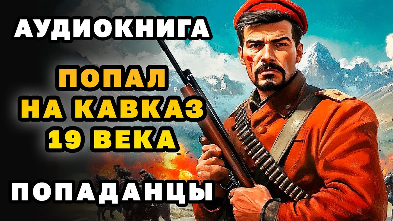 АУДИОКНИГА ПОПАДАНЦЫ ✪ ПОПАЛ НА КАВКАЗ 19 ВЕКА ✪ ПОЛНОСТЬЮ