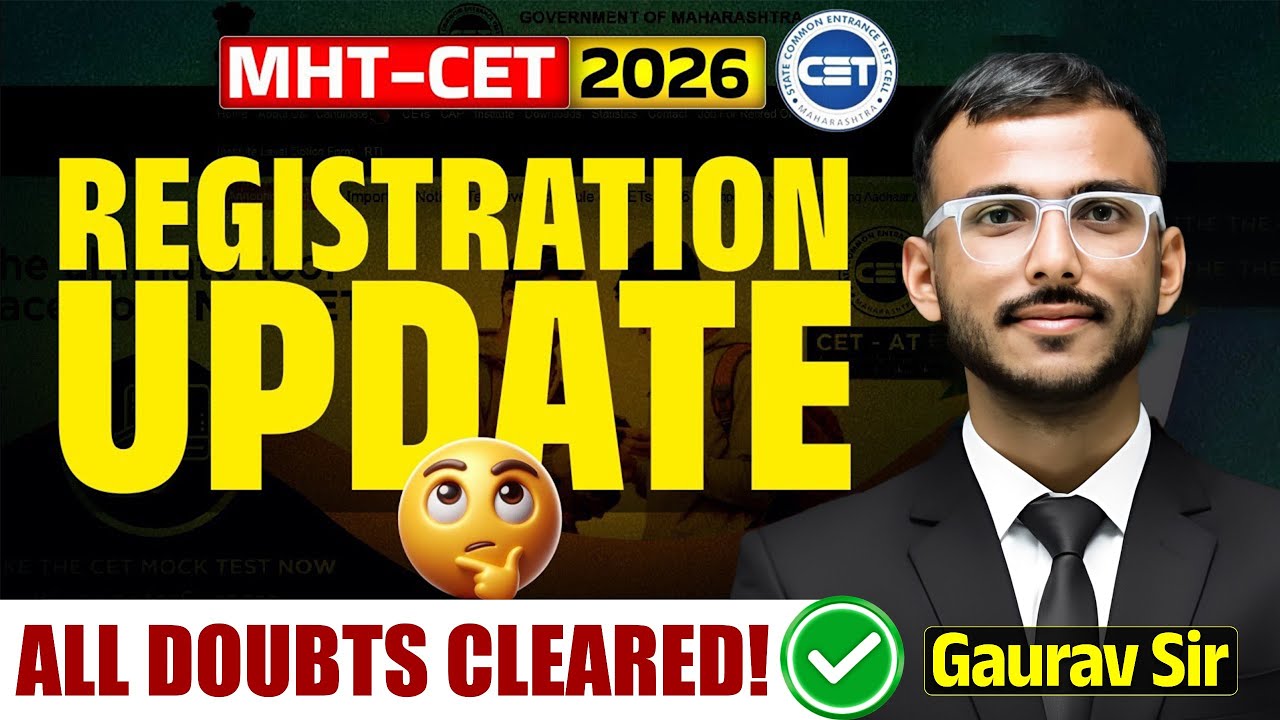 MHT CET 2026 Registration Started? 🤔 | Complete Update + Mistakes to Avoid