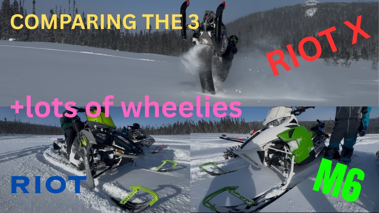 RIOT, M6, RIOT X (ARCTIC CAT WHEELIES!)