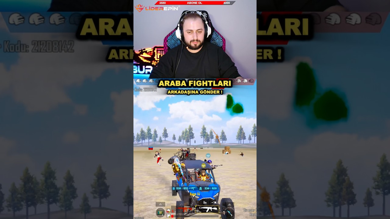 ПОЛНЫЙ HS AIM ARABA FIGHTLARI 🔥 PUBG MOBİLE #pubgmobile