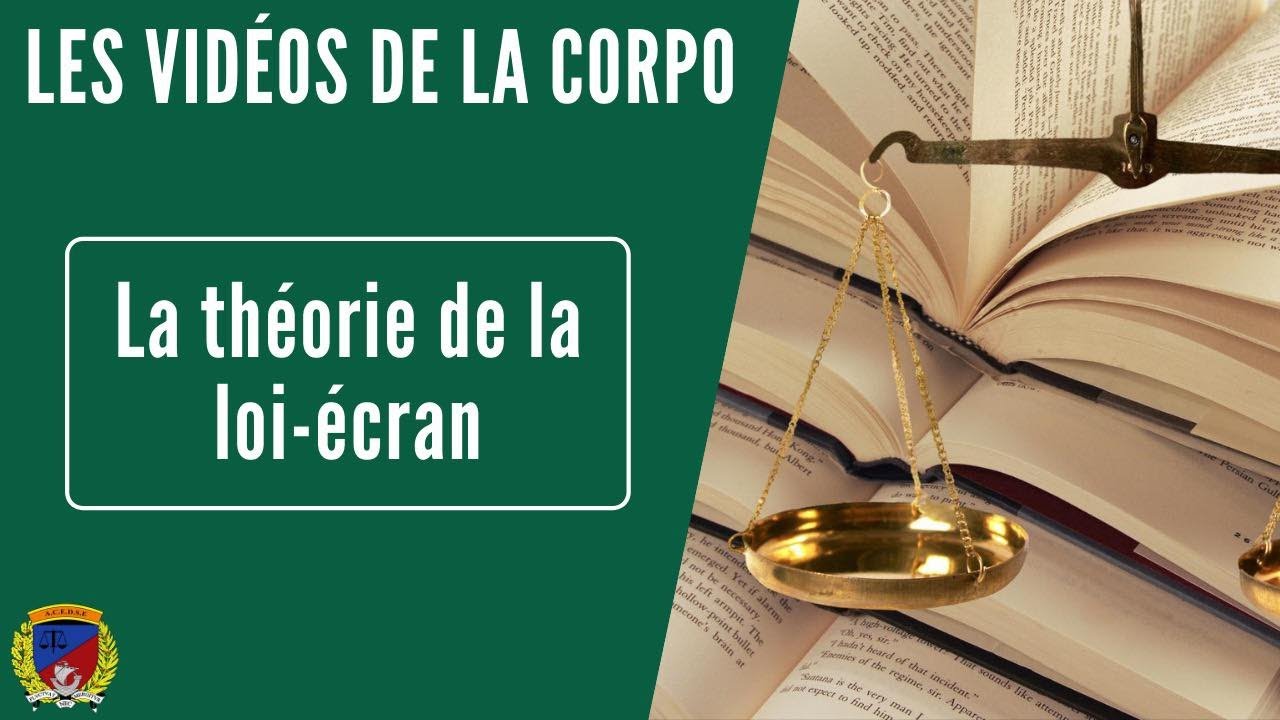 La théorie de la loi écran en droit administratif