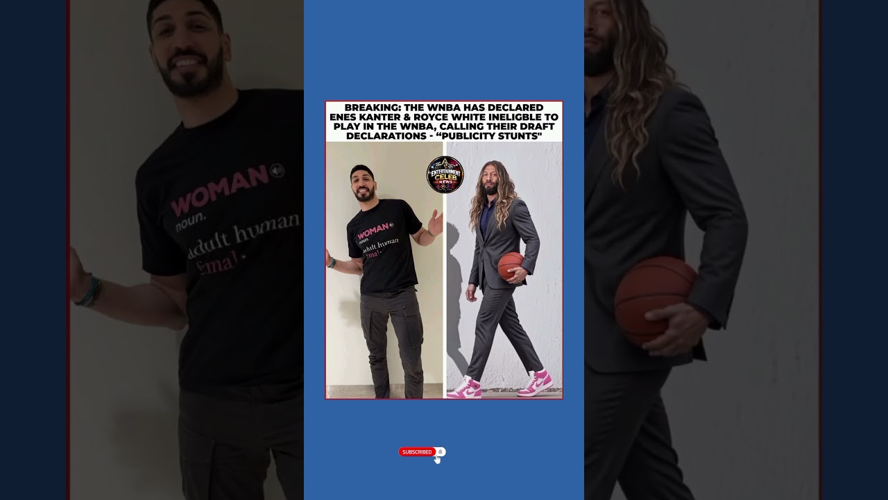BREAKING: WNBA Says Enes Kanter & Royce White Are Ineligible for 2027 Draft 🚨🏀#shorts