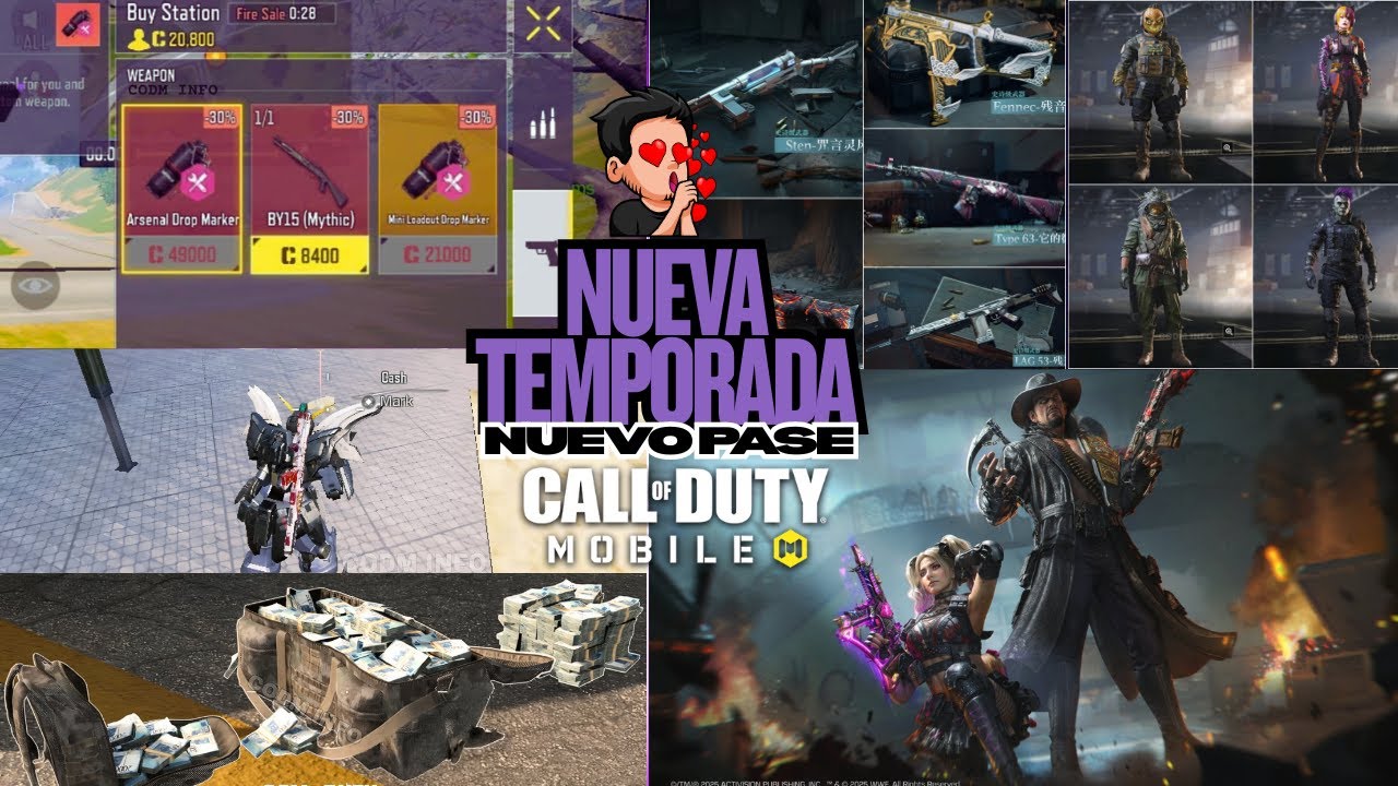 Nuevas recompensas clasificatorias de la temporada 9 | Nueva Rotación Armas Temporada 9 | COD MOBILE