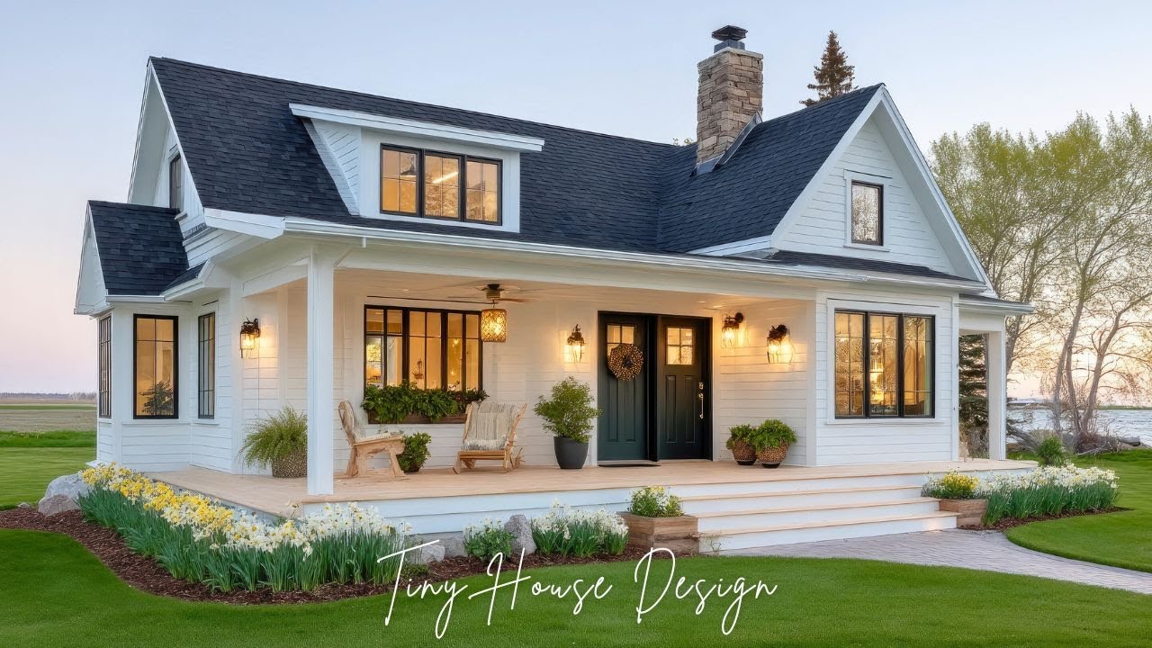 Inside a Tiny Farmhouse Masterpiece: Warm, Elegant, and Timeless Design