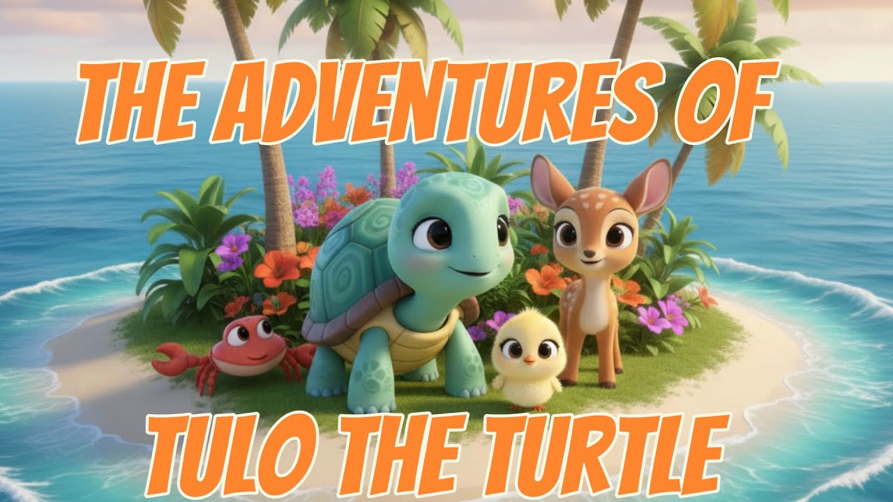🐢 Tulo the Gentle Turtle | Brave Kids Story | Bedtime Story for Children