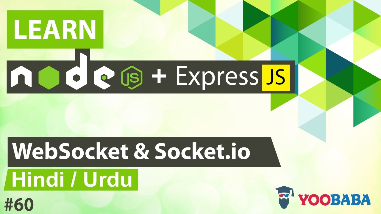 ExpressJS & NodeJS WebSocket with Socket io Tutorial in Hindi / Urdu