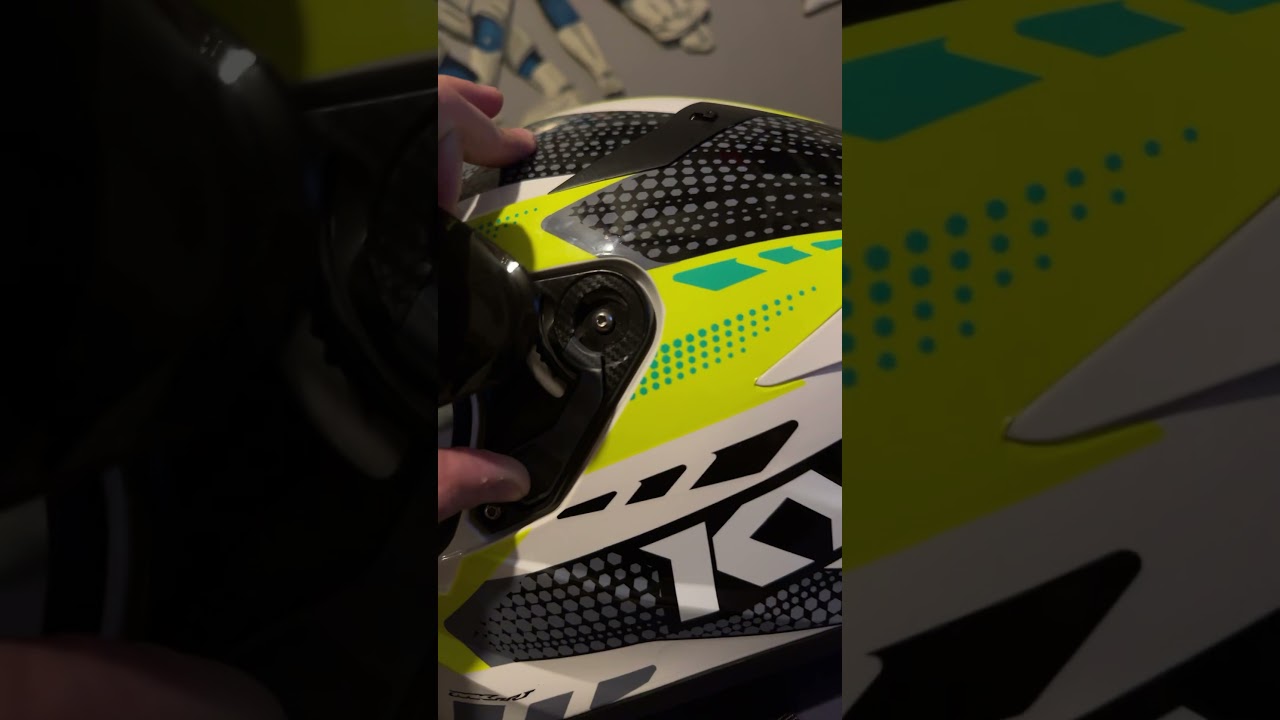 Kyt tt course visor change #kythelmet#motorcycle#kytttcourse#600cc