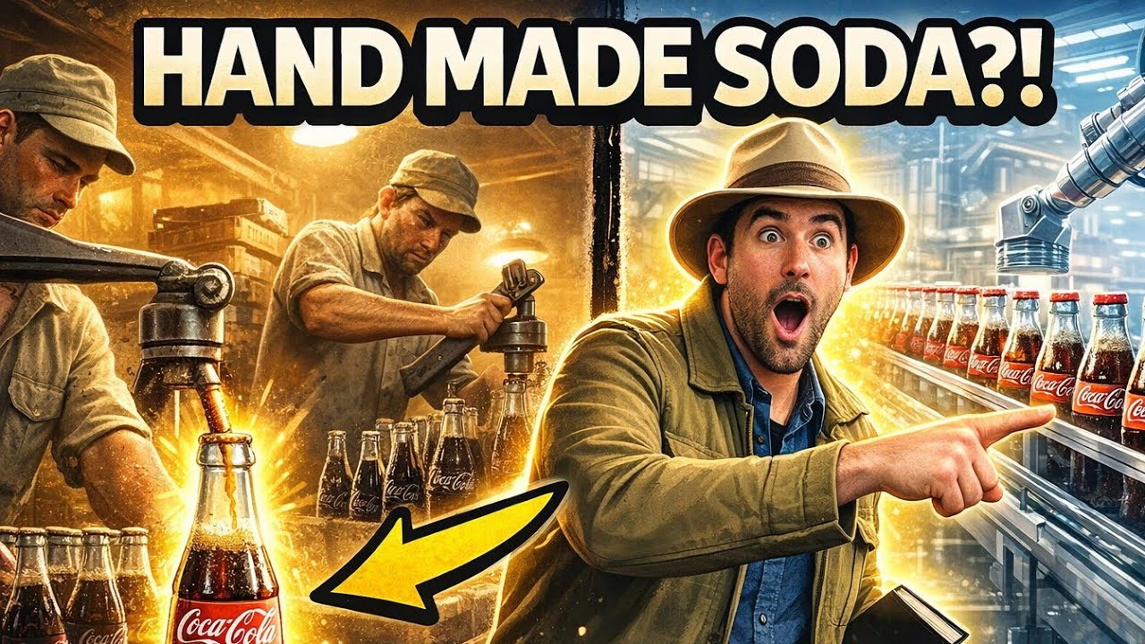 Factory Workers Hand-Filled Coke Bottles in the 1960s—You've Never Seen This Before