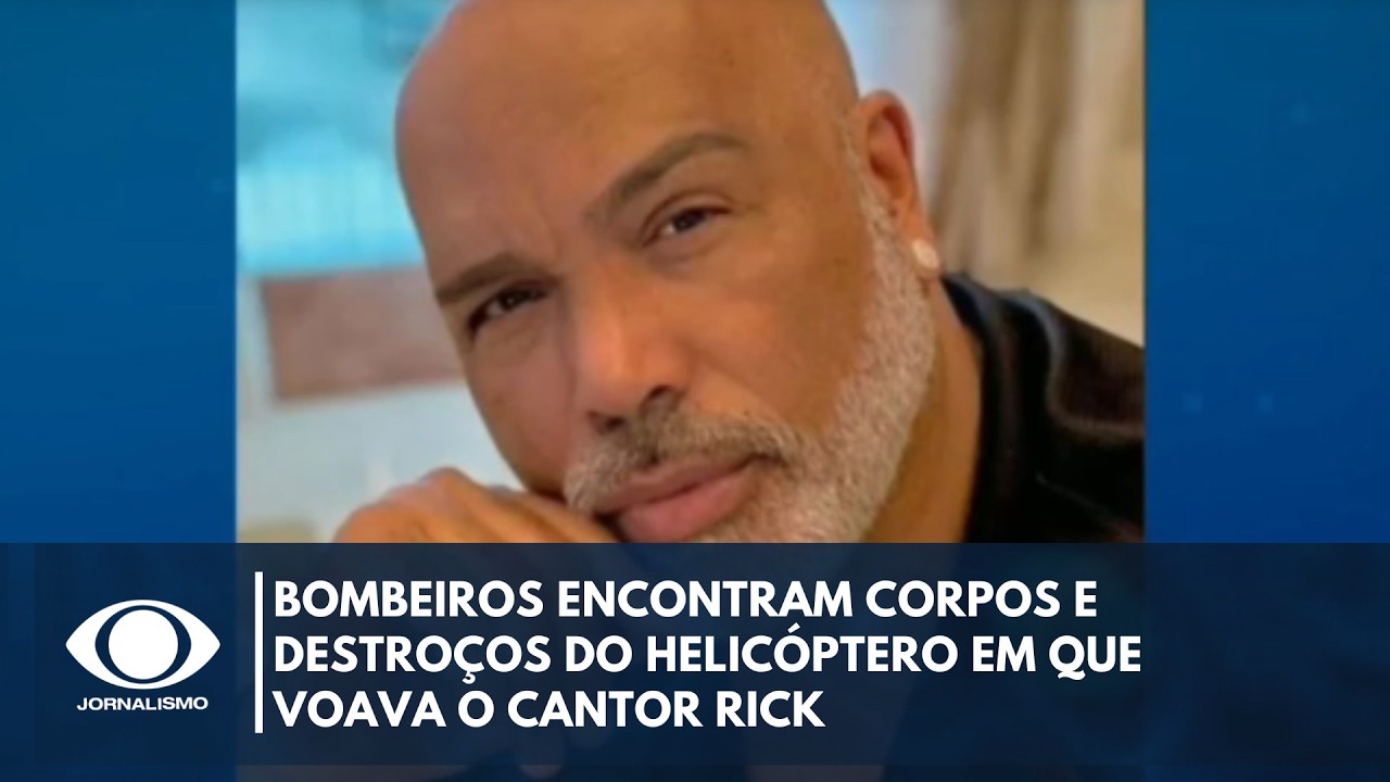 Bombeiros encontram corpos e destro&ccedil;os do helic&oacute;ptero em que voava o cantor Rick