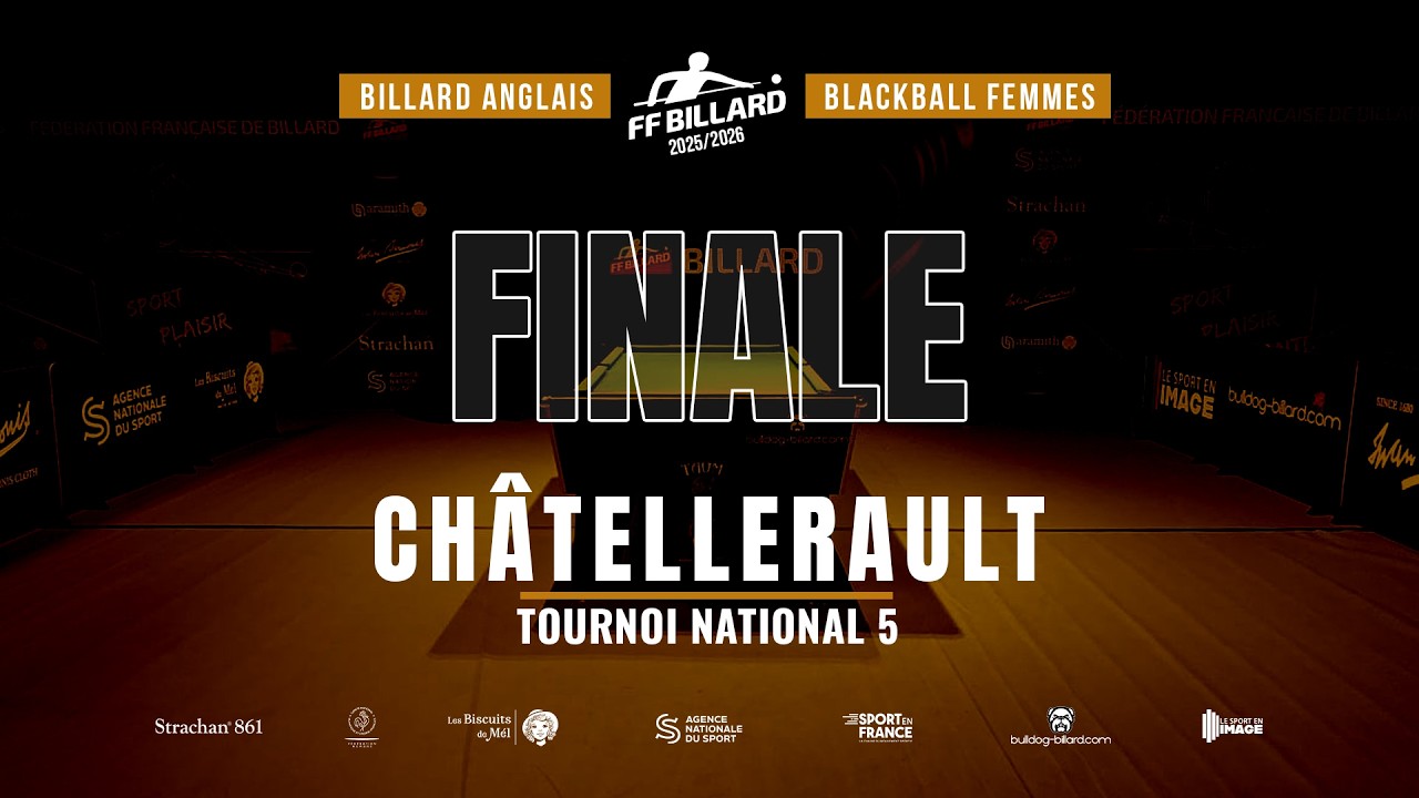 🎱 BLACKBALL FEMMES | Finale – TN5 | Châtellerault