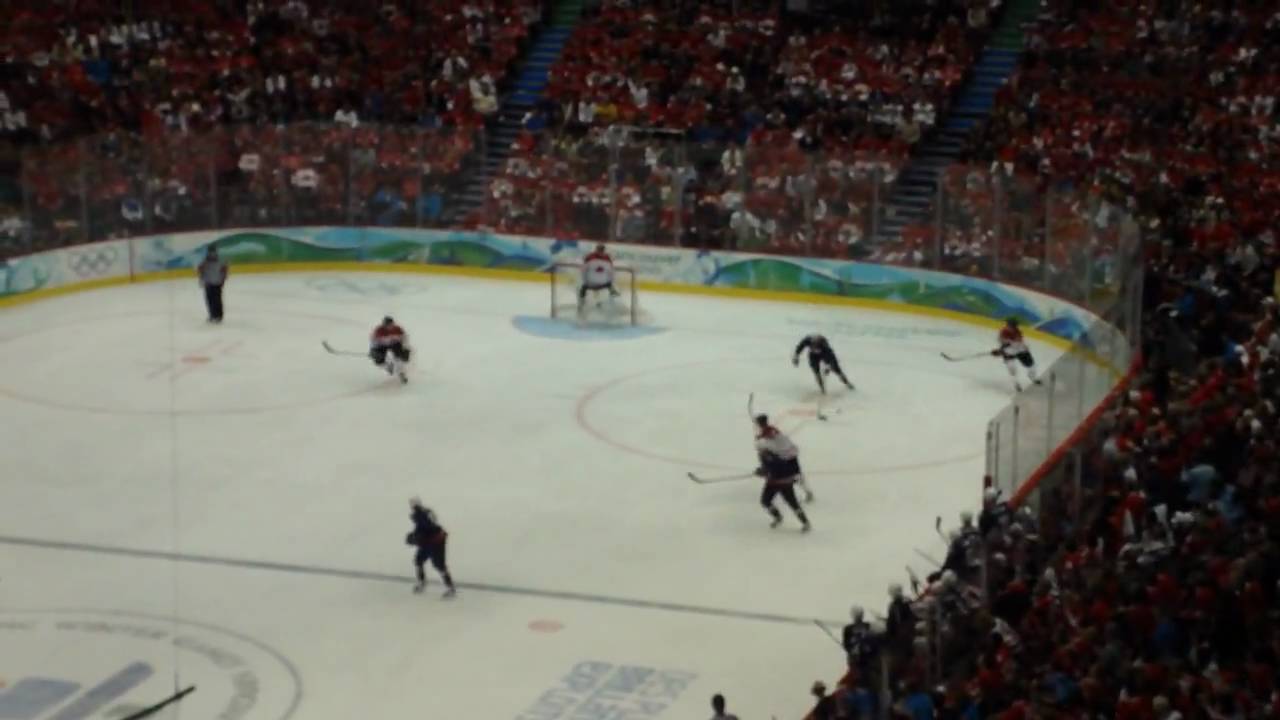 Sidney Crosby scores the Gold Medal Winning Goal at the Vancouver 2010 Winter Olympics