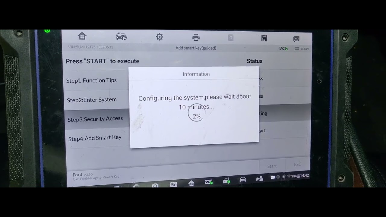 How To Program Lincoln Navigator  2007_2016 Proximity Remote Fob Step By step