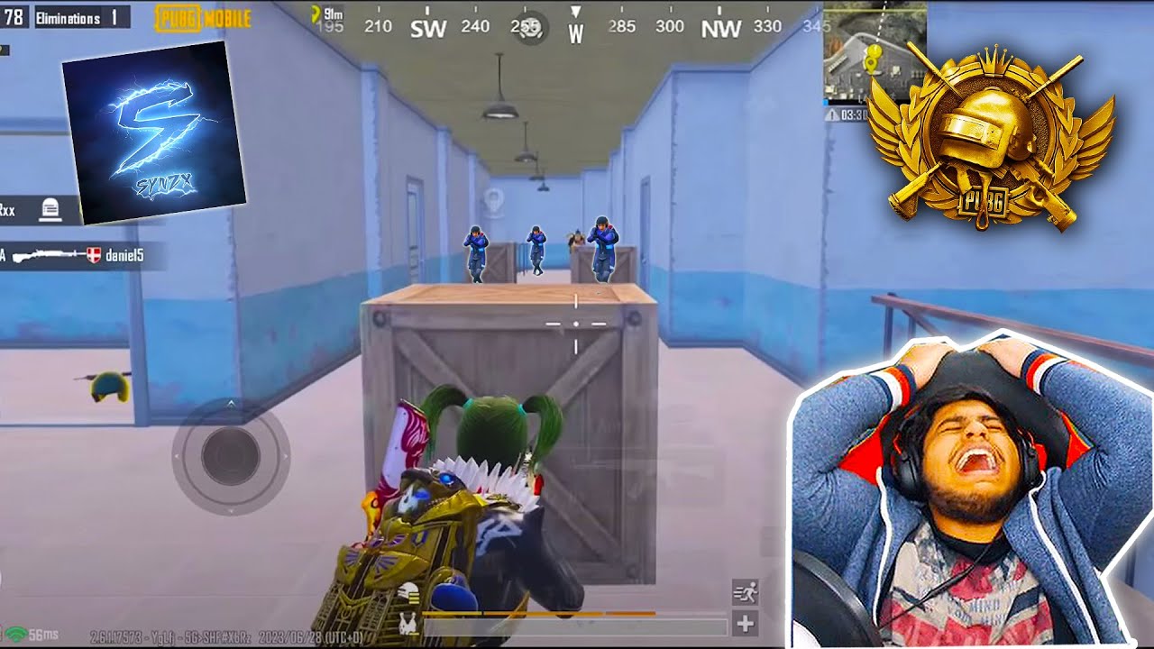 World's Greatest Hacker Reflex Conqueror Synzx BEST Moments in PUBG Mobile