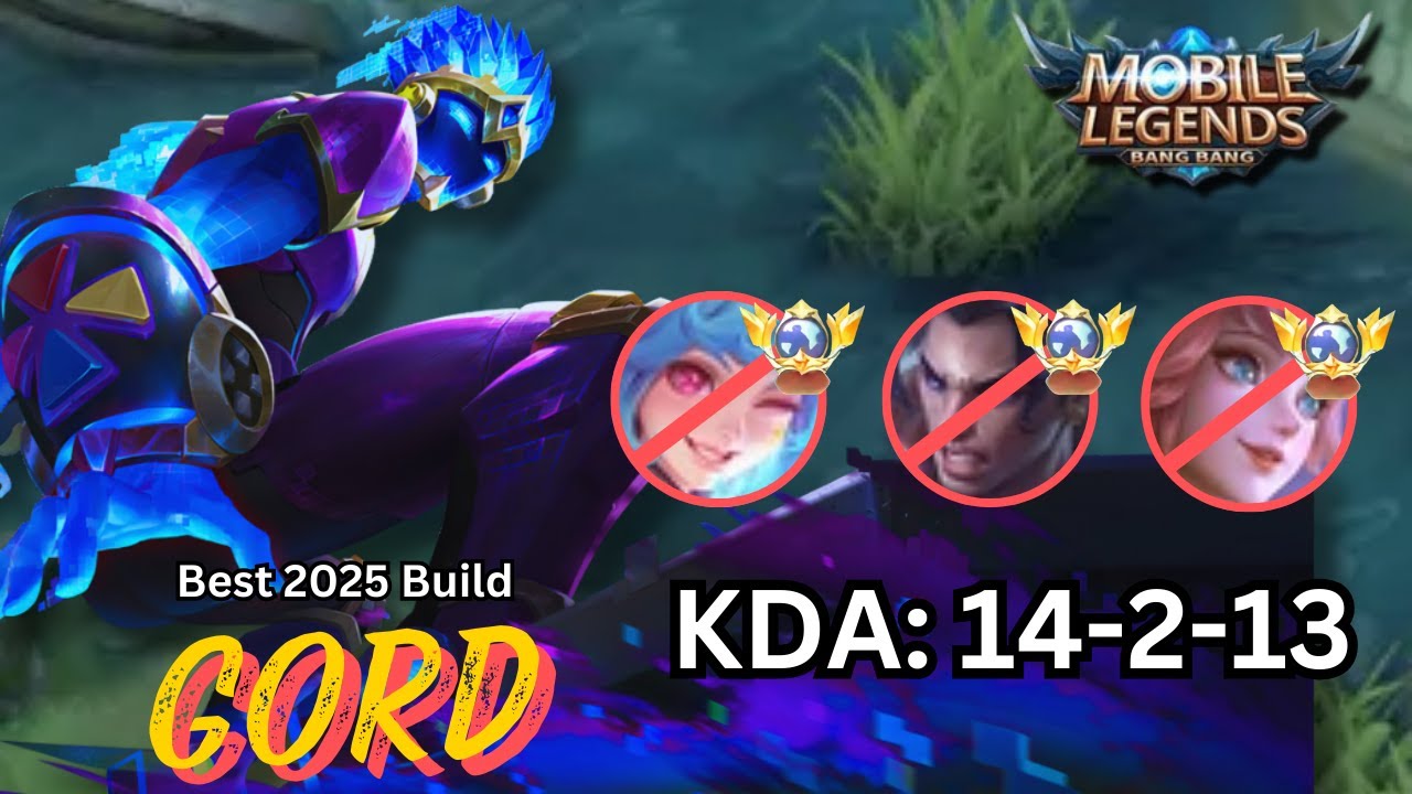 Infinity Skill Spam Gord 🤯 | Top 1 Global Build = INSANE Solo Ranked Damage! 🔥 | MLBB