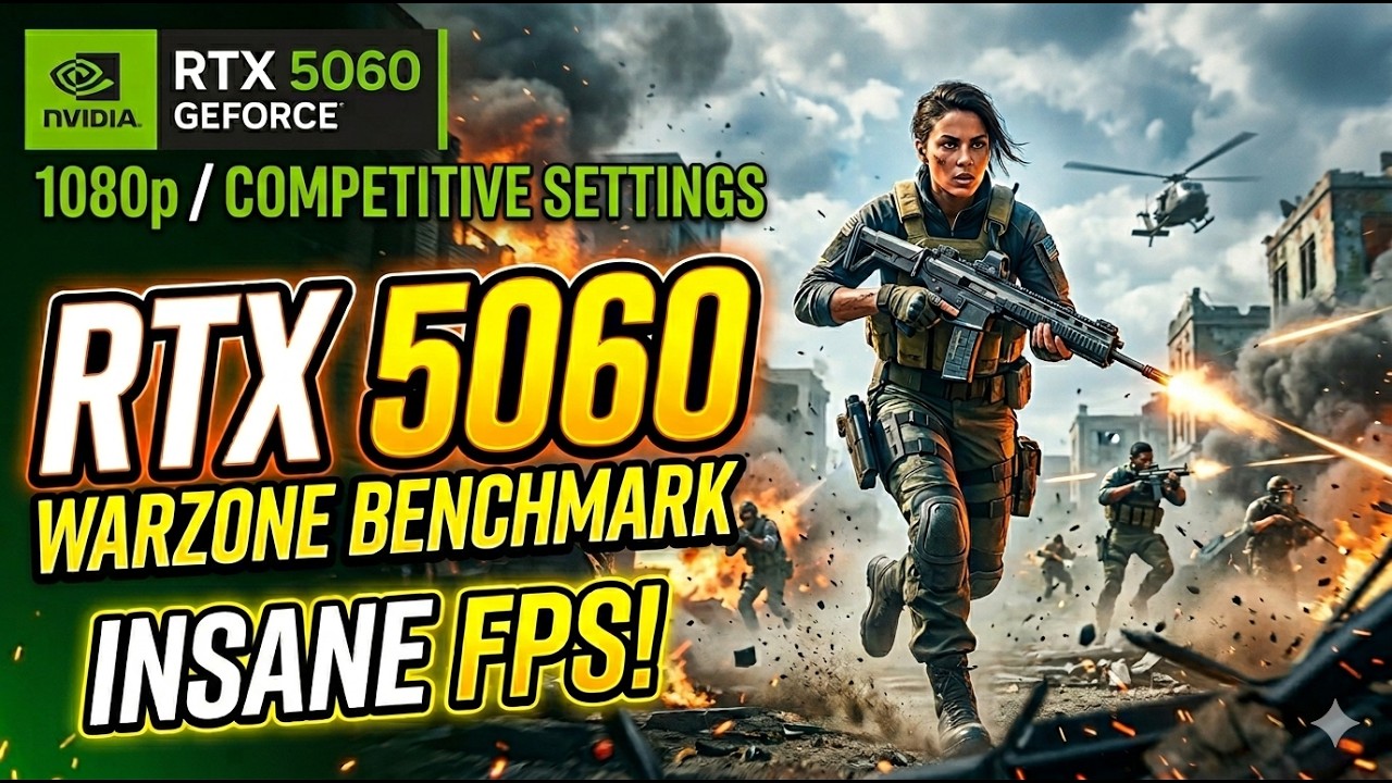Call Of Duty Warzone Benchmark RTX 5060 Rebirth Island Comp settings