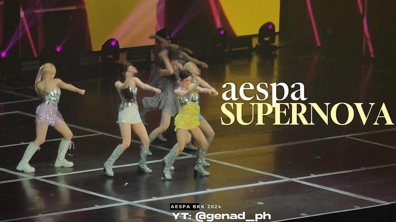 AESPA - SUPERNOVA💙💜 | SYNK: PARALLEL LINE TOUR CONCERT BANGKOK THAILAND 20240929