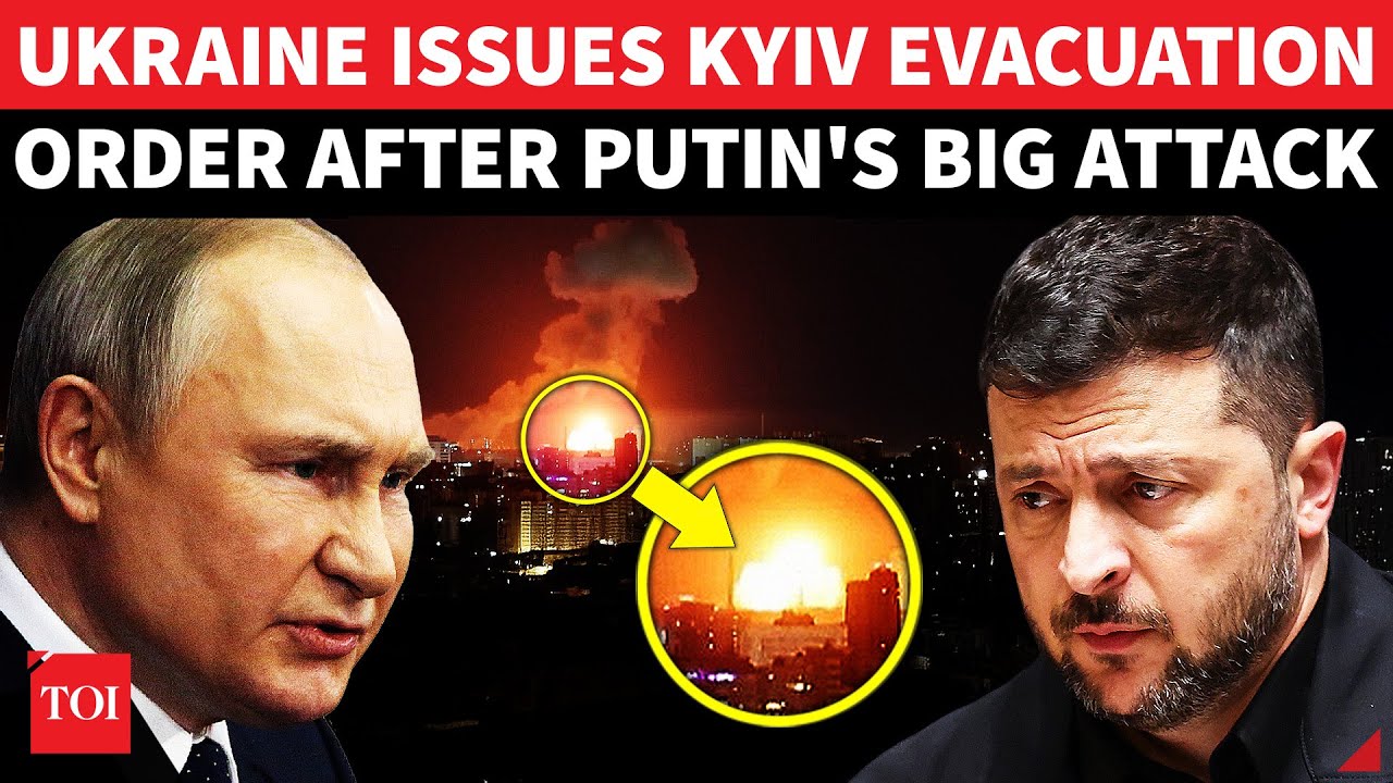 'Leave Kyiv Now': Ukraine Capital Issues EVACUATION ORDER After Russia Hammers Zelensky's Power Seat