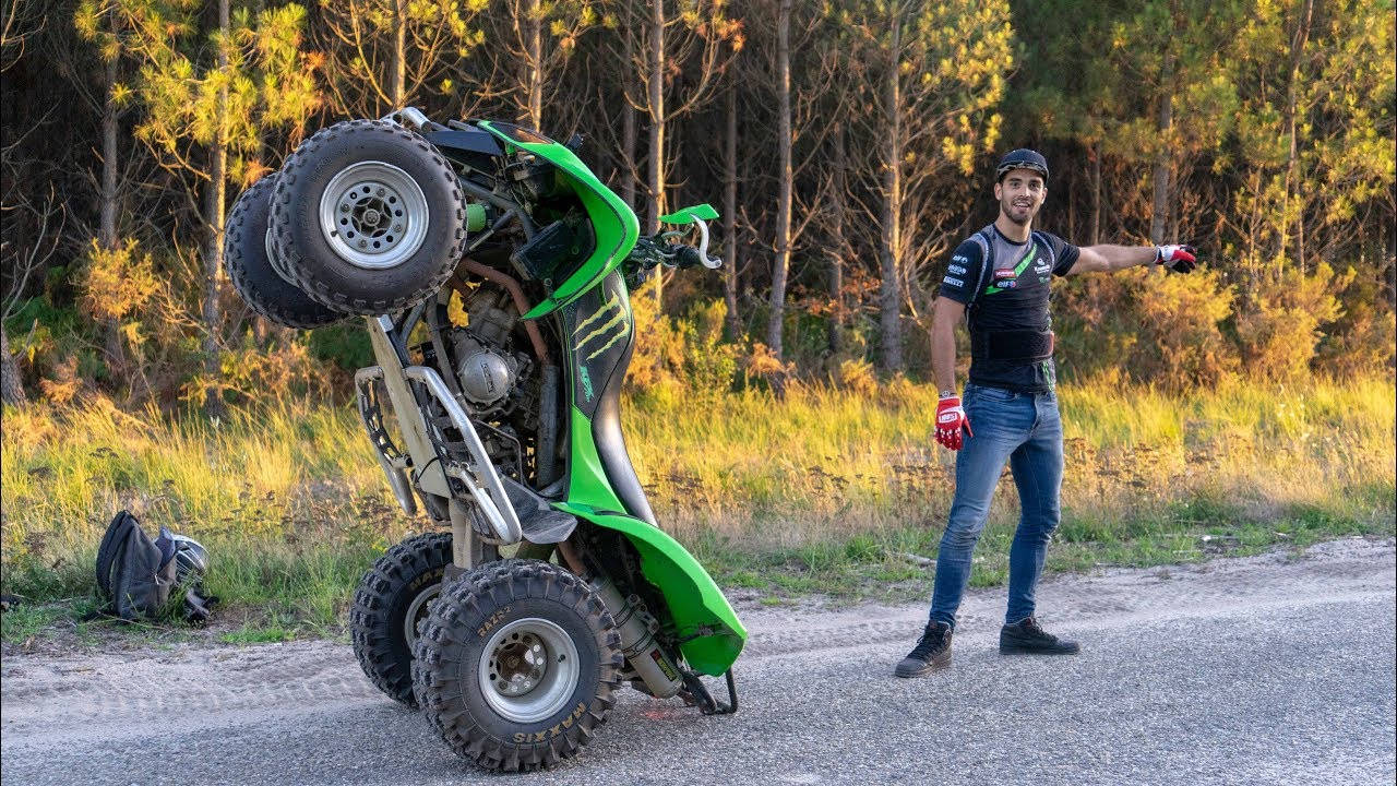 JE TEST LE WHEELING EN QUAD (700 KFX) 🔥
