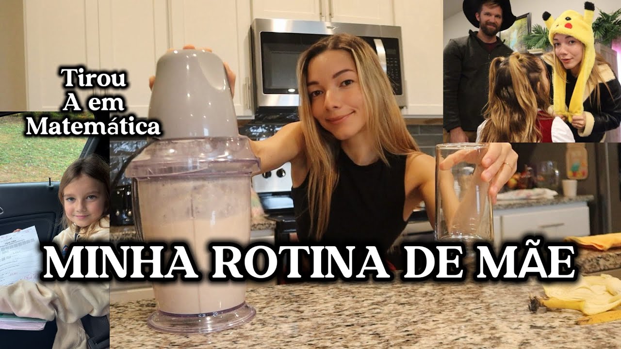 VLOG- MINHA ROTINA DE MÃE EM CASA! (HALLOWEEN NA ESCOLA)