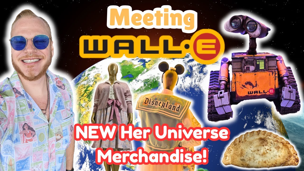 Meeting WALL-E for Earth Day!! Super RARE Character | NEW Her Universe CUTE Disneyland Collection! ✨