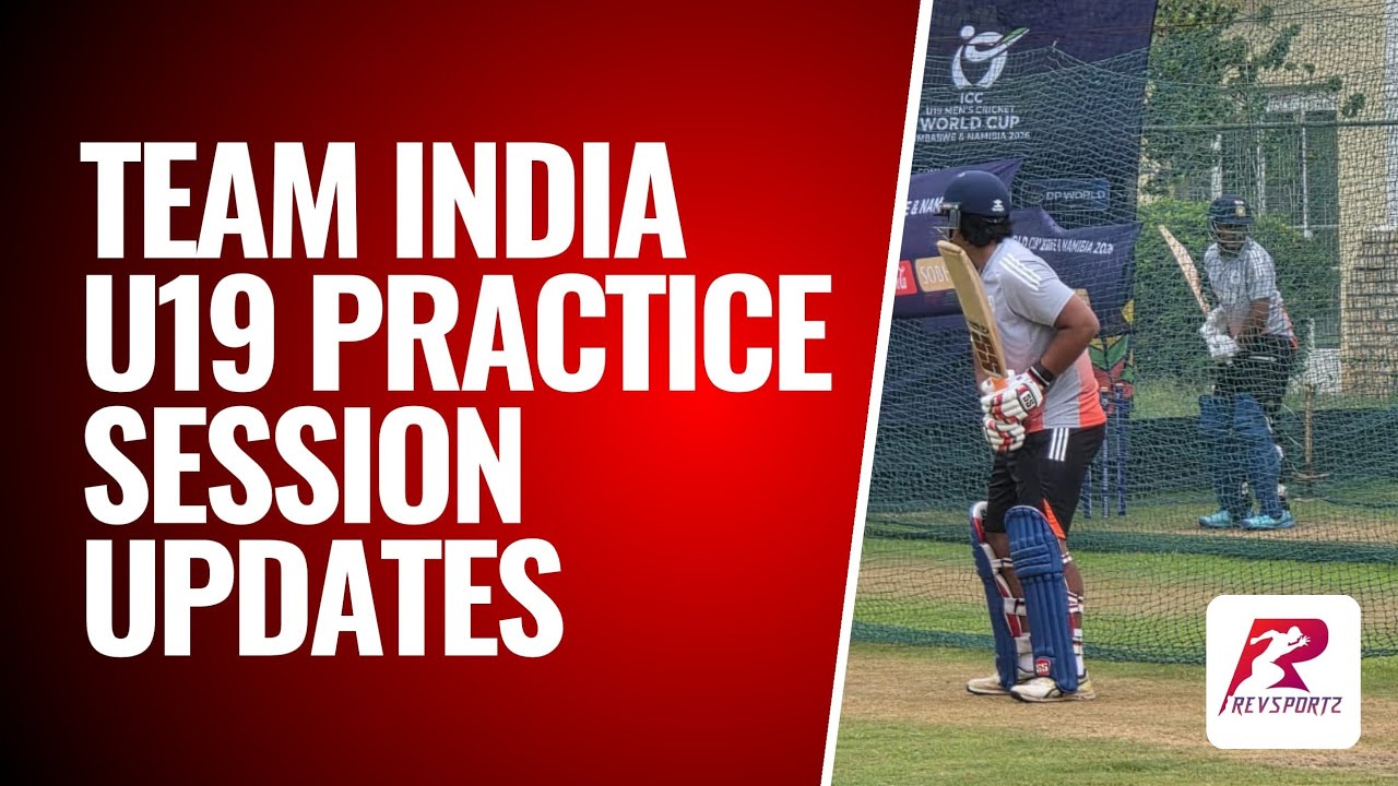 Team India practice session, Eyes on Aaron George Tennis elbow & Playing combination.