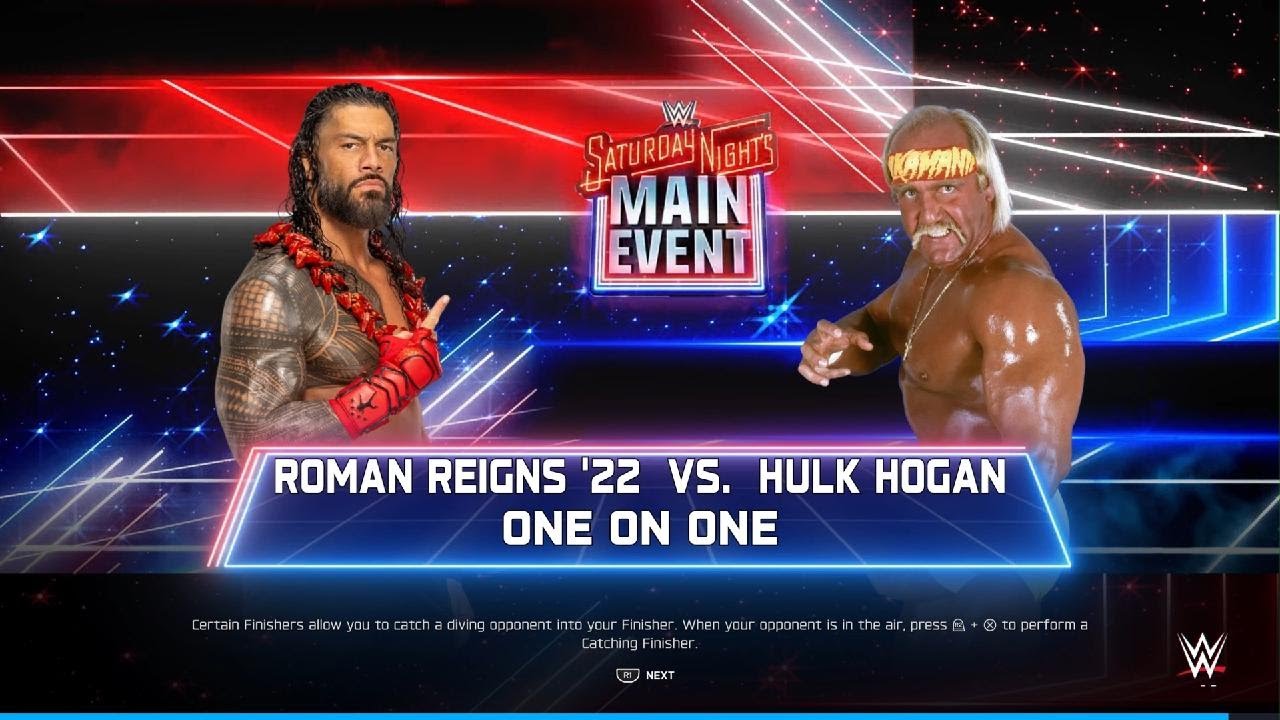 WWE 2K25 Roman Reigns vs Hulk Hogan