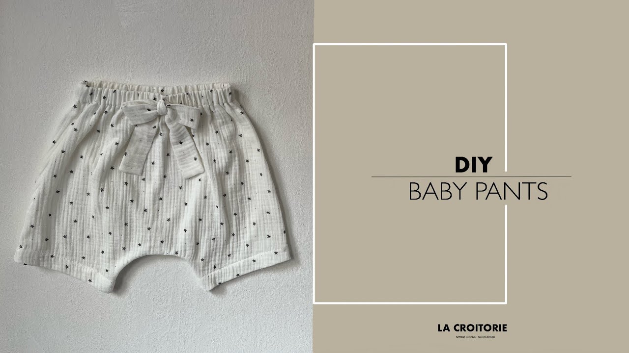 DIY Baby Pants | How to sew at home baby shorts | Easy sewing