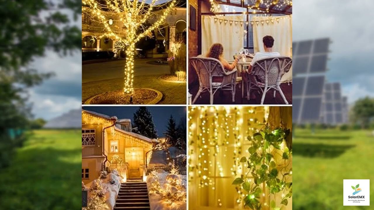 Review - Minetom Solar String Lights for Outside