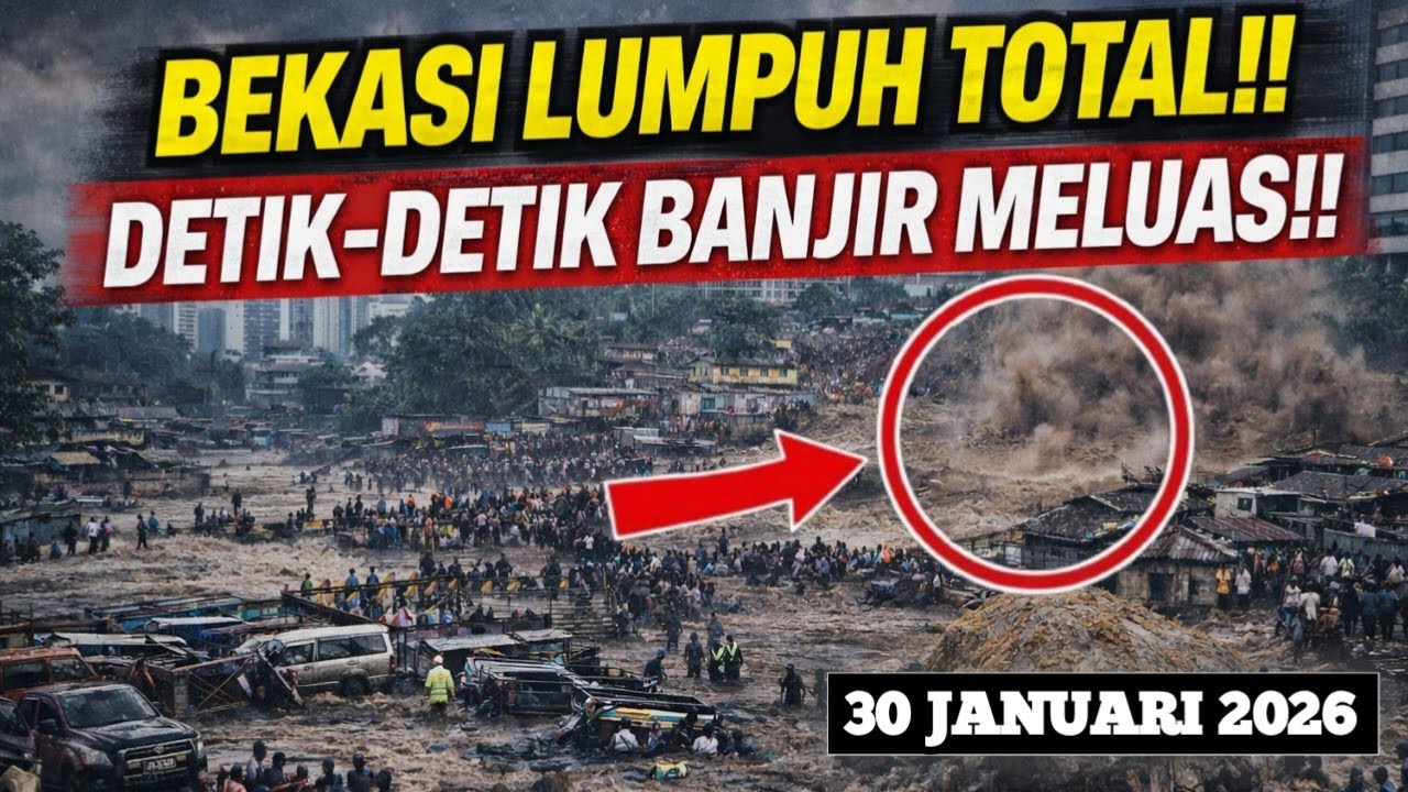BEKASI TENGGELAM TOTAL ‼️ Banjir Meluas di 49 Desa di 16 Kecamatan Terendam