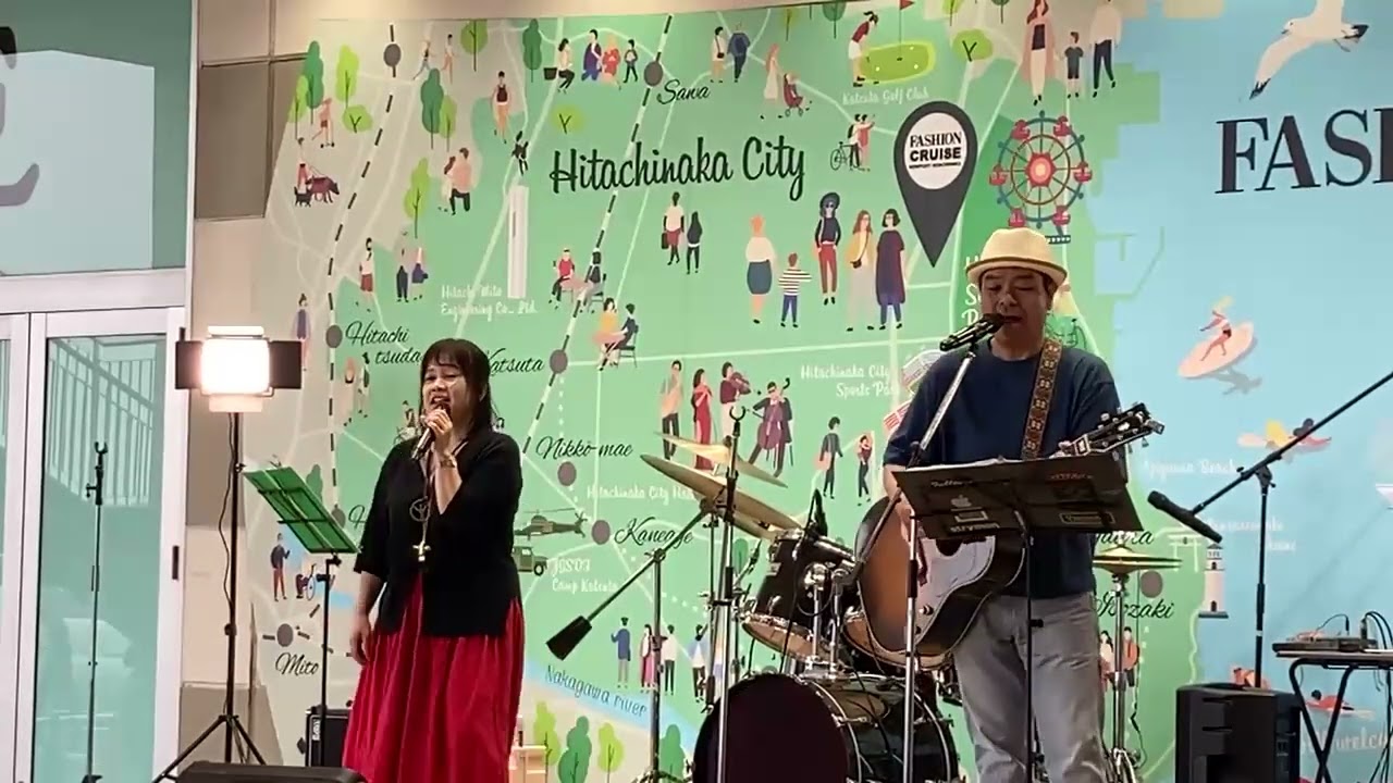 ユー・メイ・ドリーム シーナ&ザ・ロケッツ カバー（Jackpotデュオ ファッションクルーズひたちなかSOUND FOREST）アコースティックギター、歌