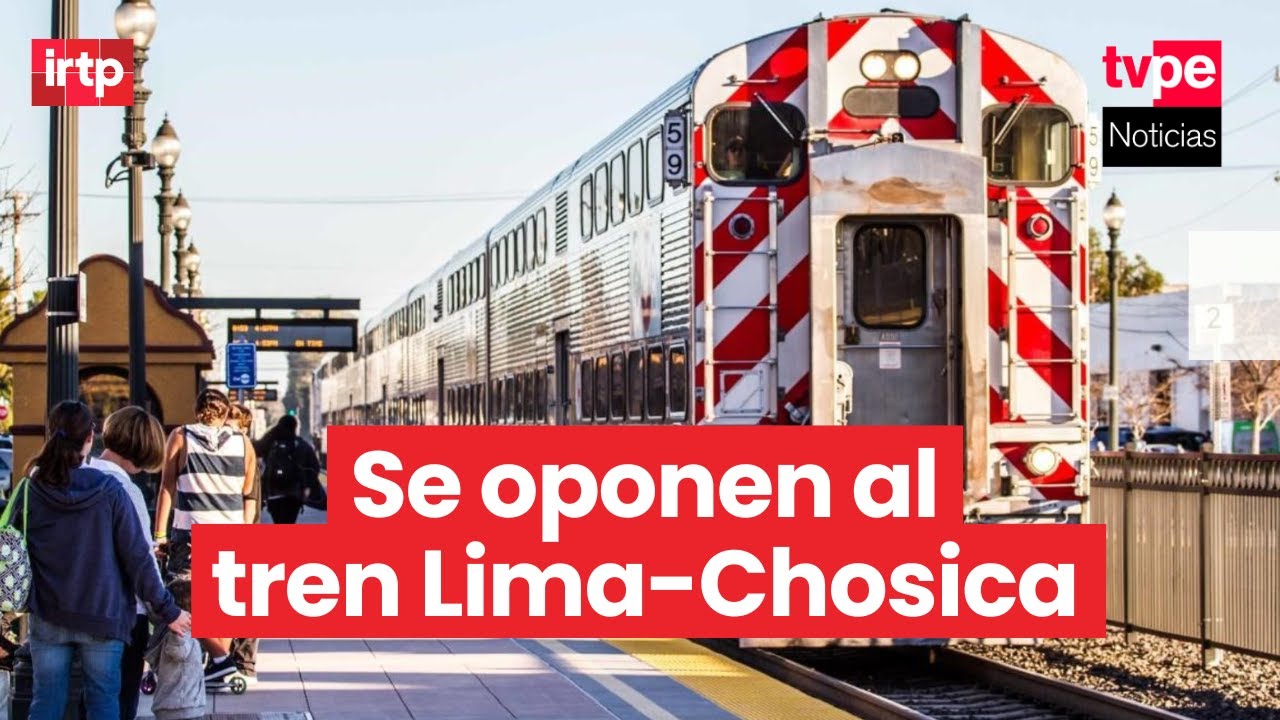 Cercado de Lima: vecinos de avenida Enrique Meiggs rechazan paso del tren Lima-Chosica