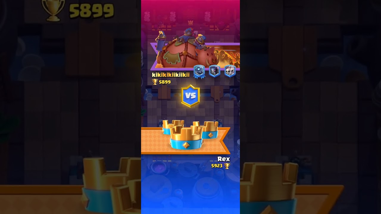 Almost 6000 Trophies! From 5800 to 5950 with Log Bait | Clash Royale High Ladder Push