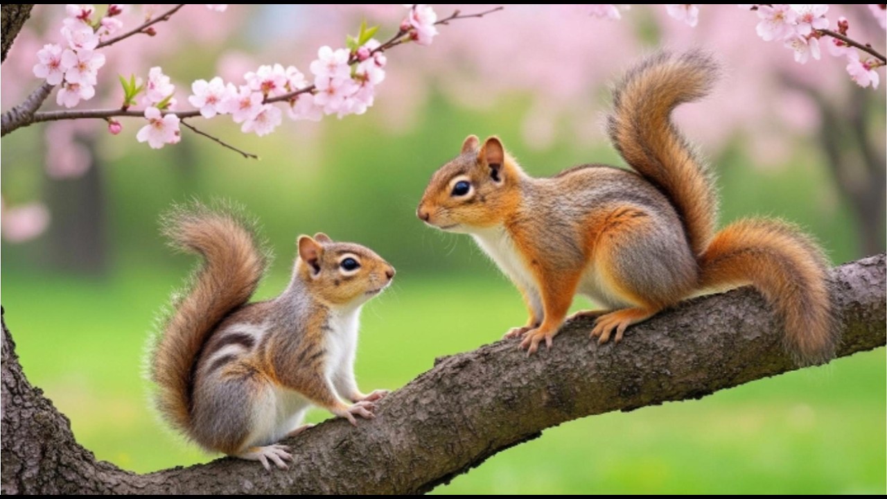 Beautiful Relaxing Music with Piano, Guitar & Animals Sounds and Lovely pets