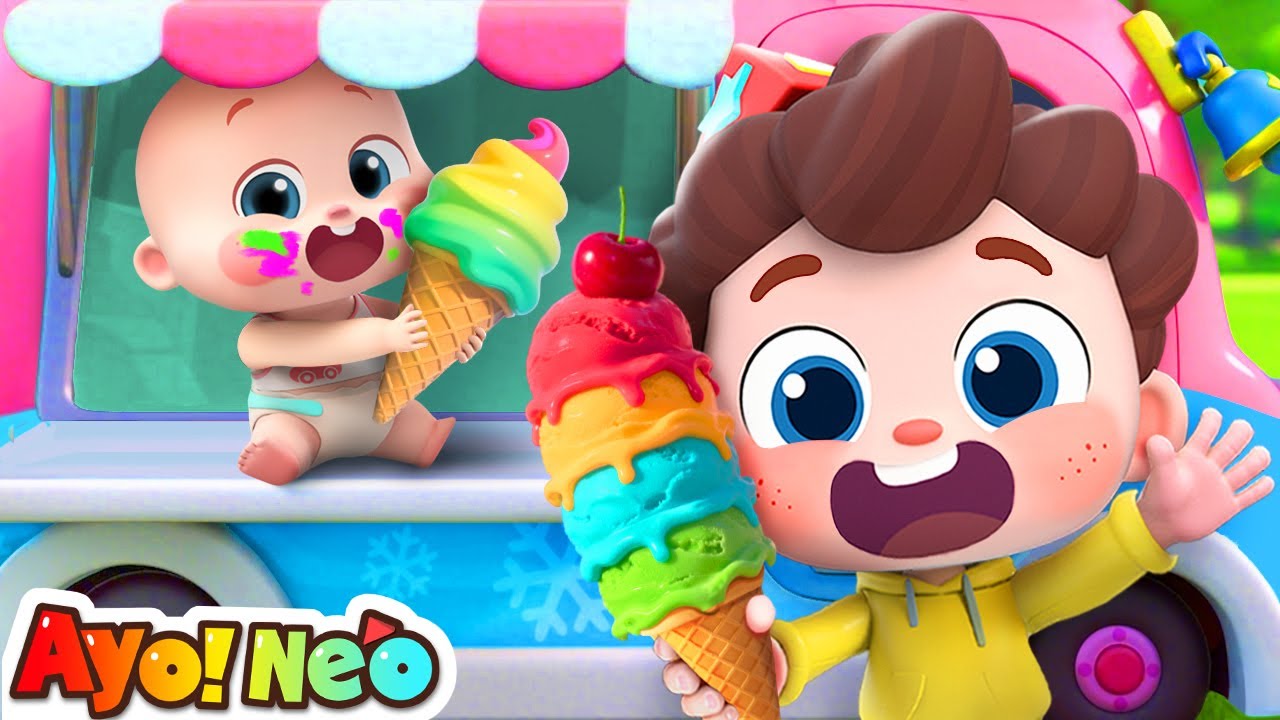 Ding-Ding! Mobil Es Krim Datang!🍦🚌 | Lagu Es Krim | Lagu Anak | Ayo! Neo | Yes! Neo Bahasa Indonesia