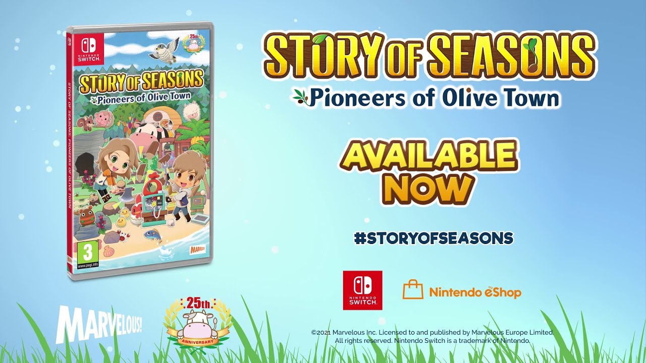 STORY OF SEASONS: Pioneers of Olive Town - Launch Trailer - Tell Your Story [ENGLISH]