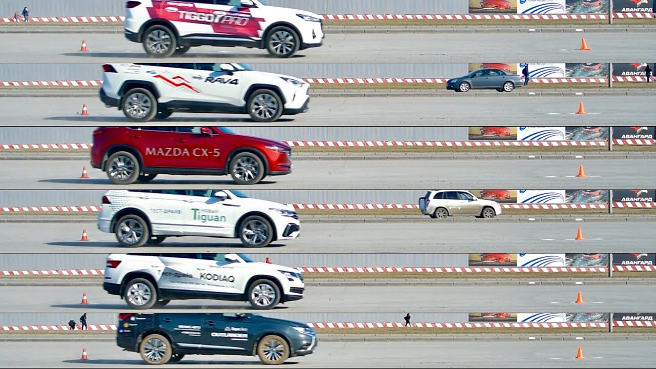ЧТО ЛУЧШЕ? Skoda KODIAQ, Toyota RAV-4, Mazda CX-5, VW Tiguan, Mitsubishi Outlander, Chery Tiggo 7