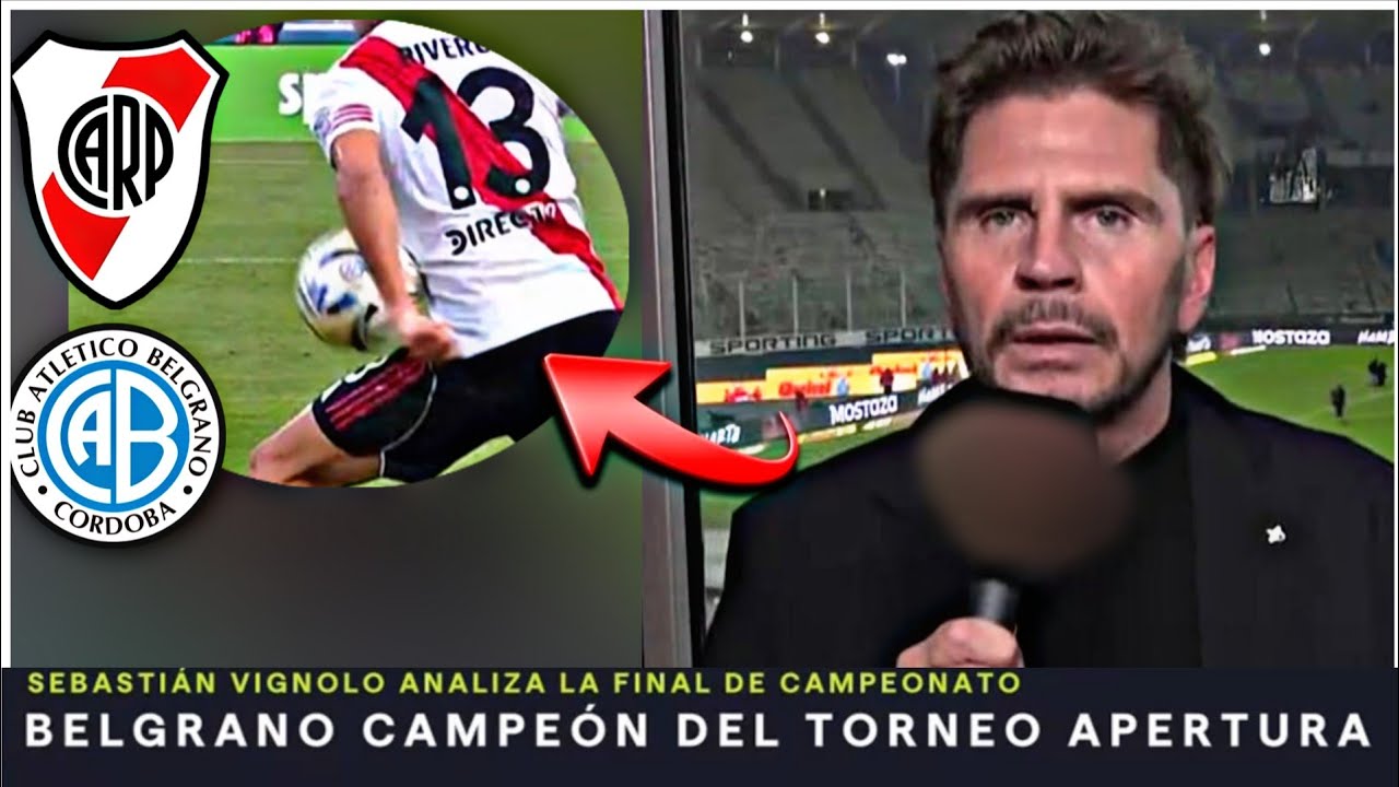 POLLO VIGNOLO ANALIZA la DURA DERROTA de RIVER ante BELGRANO &iquest;fue Penal?