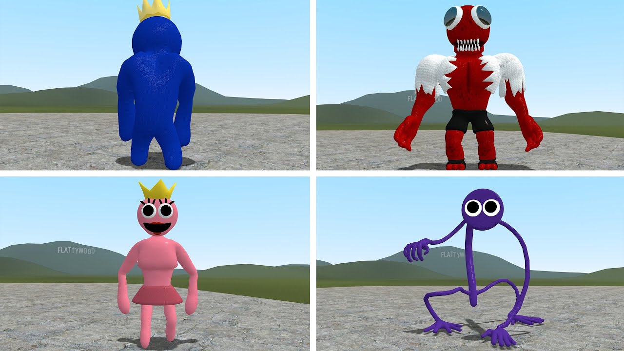 I BECAME ALL NEW ROBLOX RAINBOW FRIENDS CHAPTER 2 In Garry's Mod!